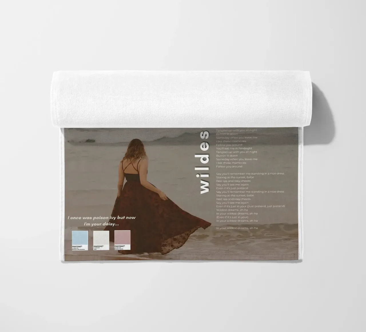 Wilde dromen Taylor Gierzwaluwen strandhanddoek van Home Band Shop
