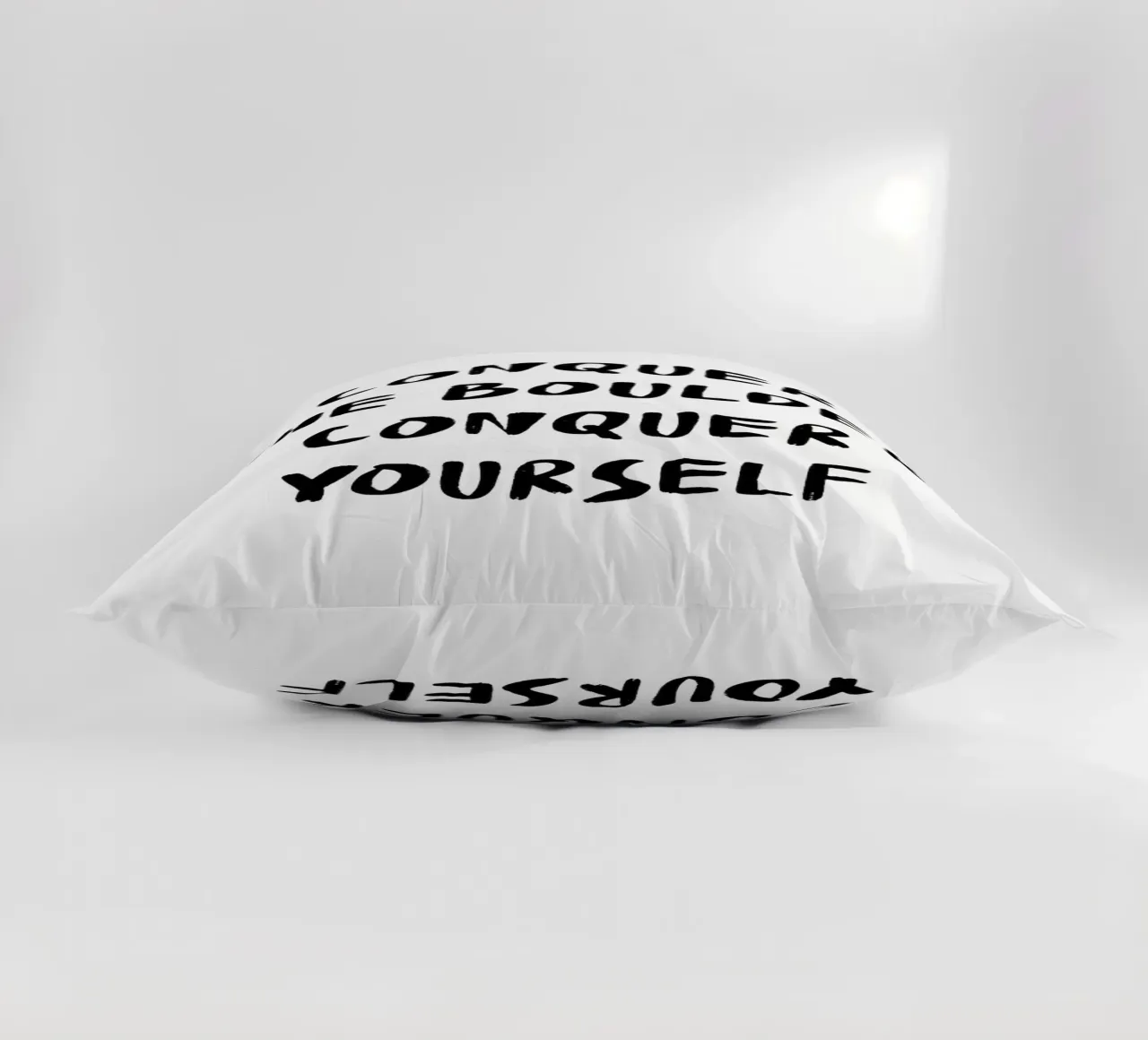 Conquer The Boulder - Boulder Spruch cuscino da boulderquotes