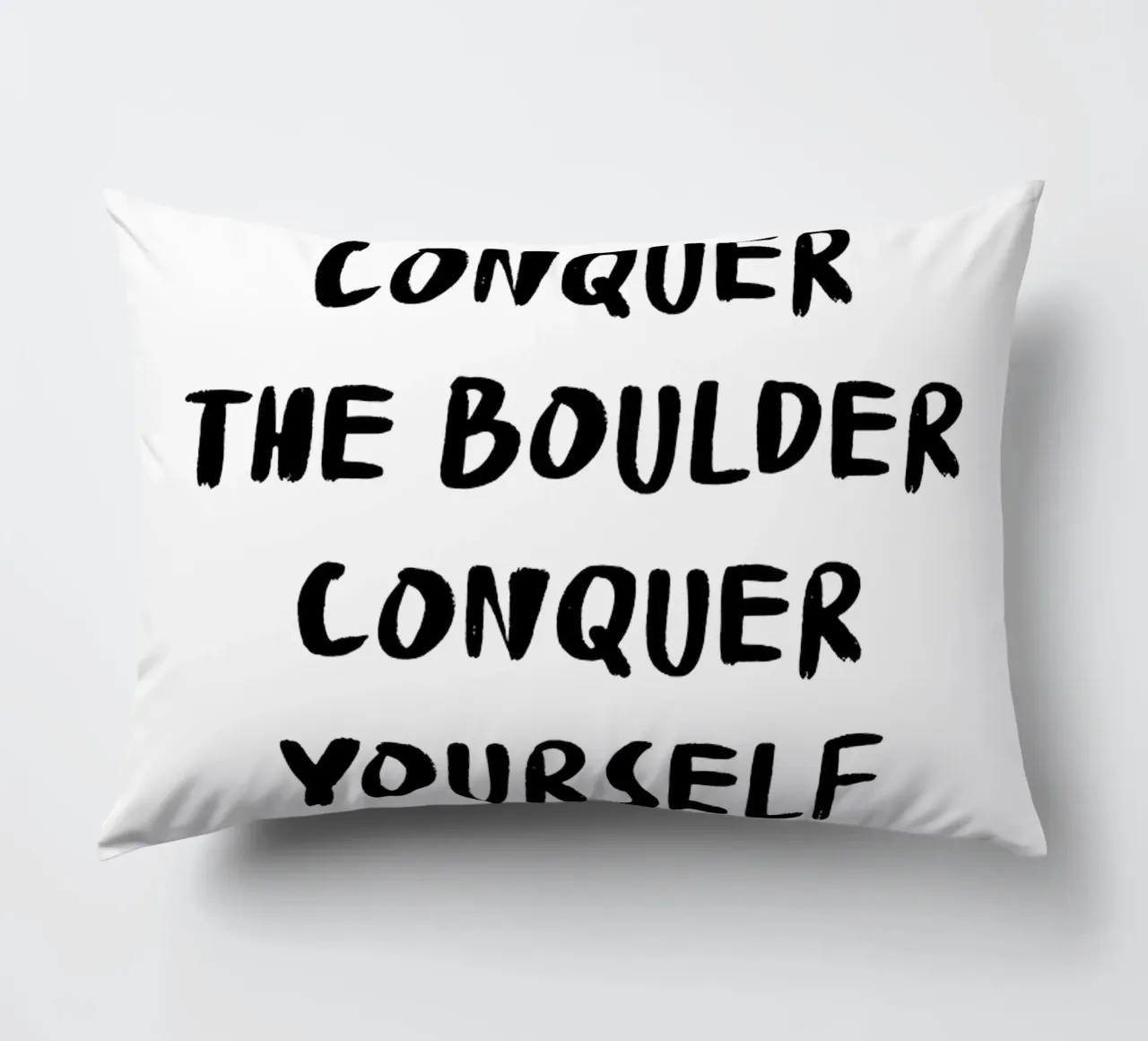 Conquer The Boulder - Boulder Spruch cuscino da boulderquotes