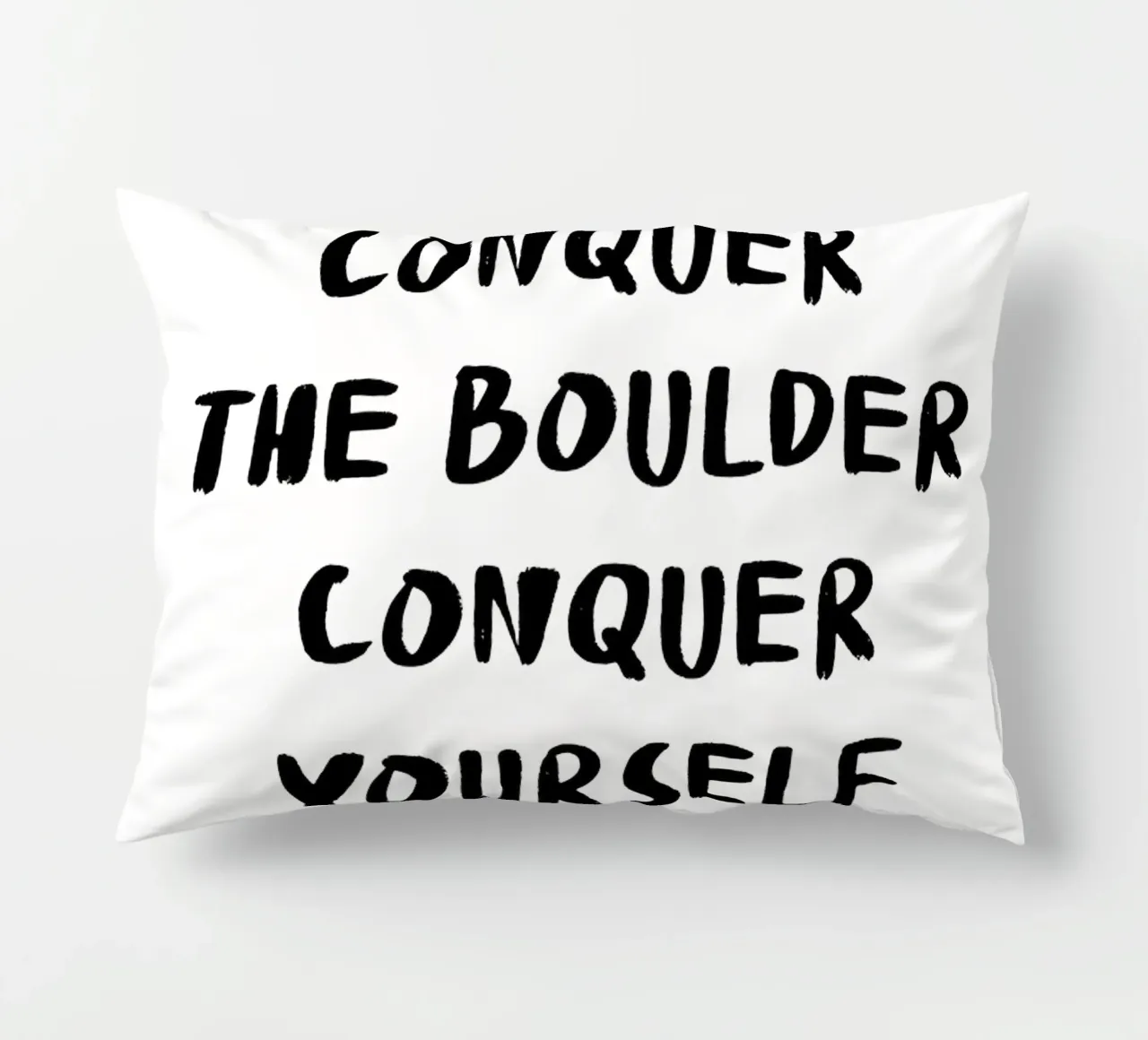 Conquer The Boulder - Boulder Spruch cuscino da boulderquotes