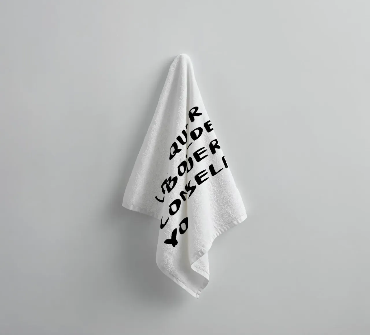 Conquer The Boulder - Boulder Spruch asciugamano da bagno da boulderquotes