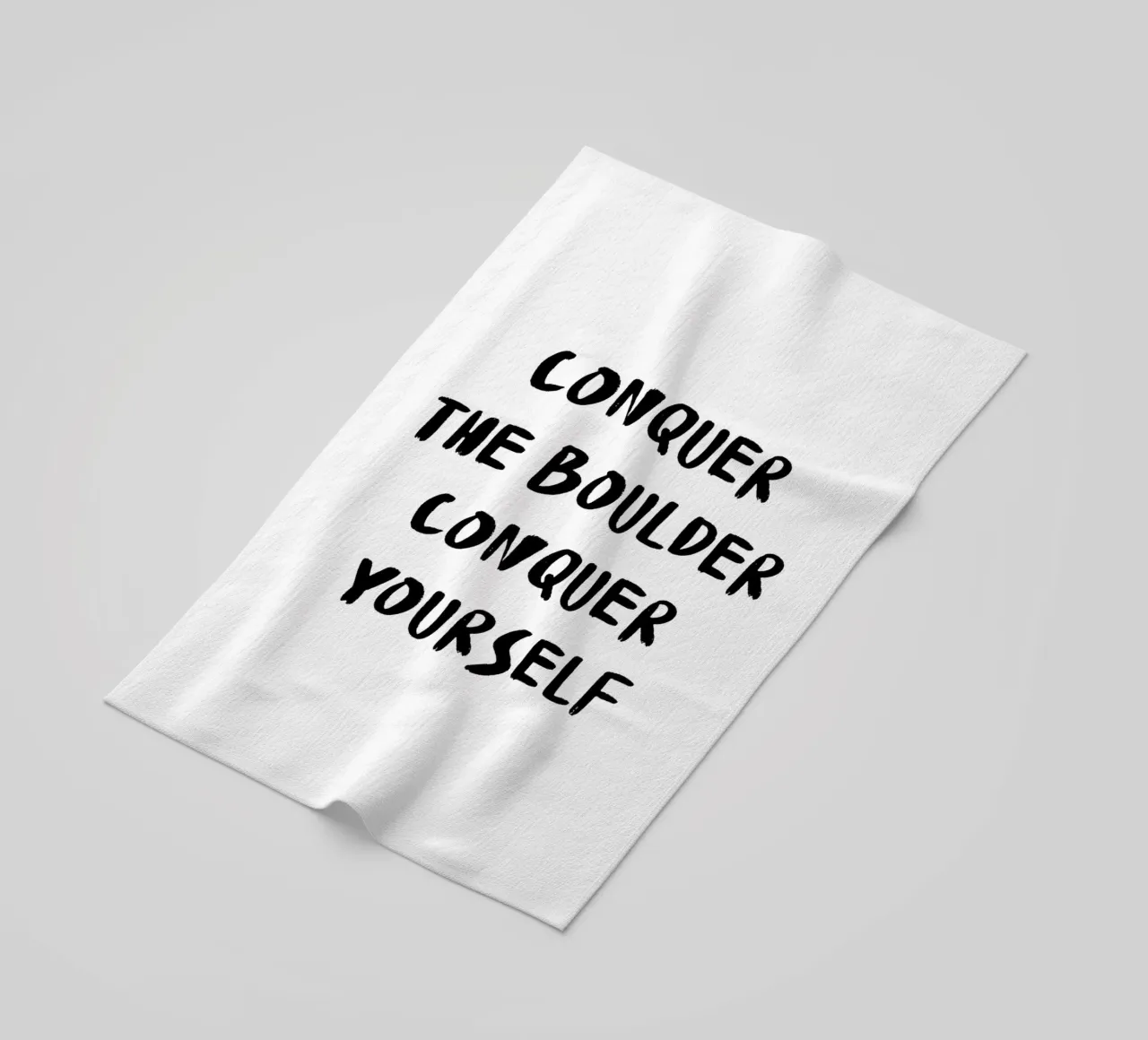 Conquer The Boulder - Boulder Spruch telo mare da boulderquotes