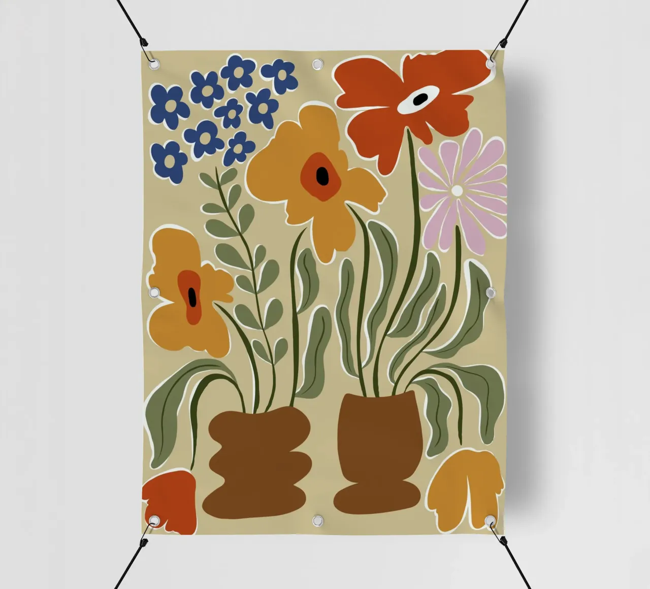 Colore classico in fiore telo in pvc da Miho Art Studio