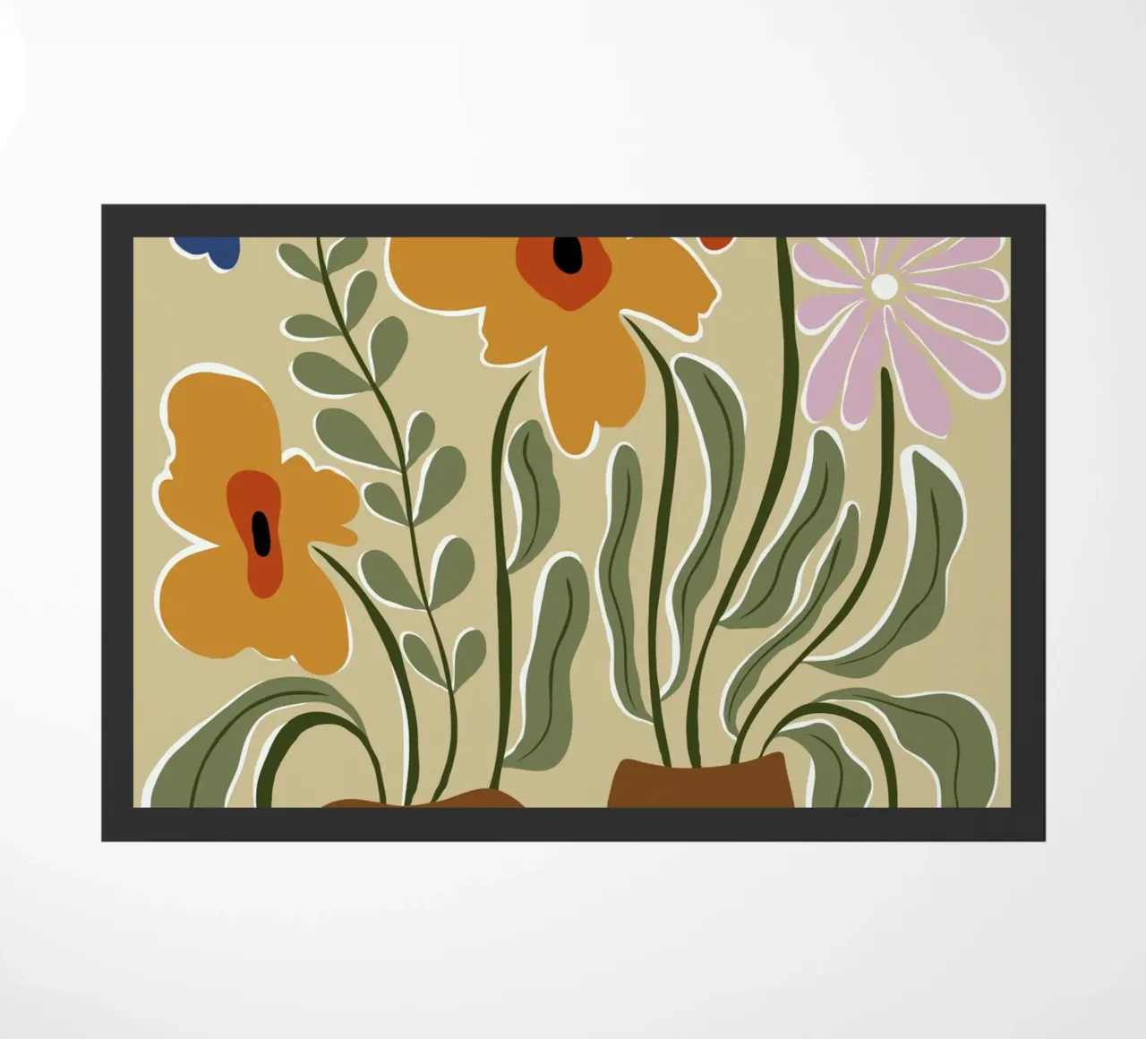 Colore classico in fiore zerbino da Miho Art Studio