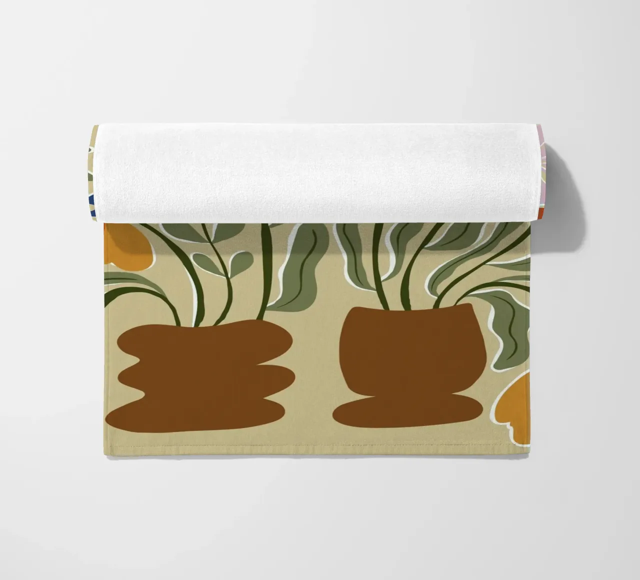 Colore classico in fiore telo mare da Miho Art Studio