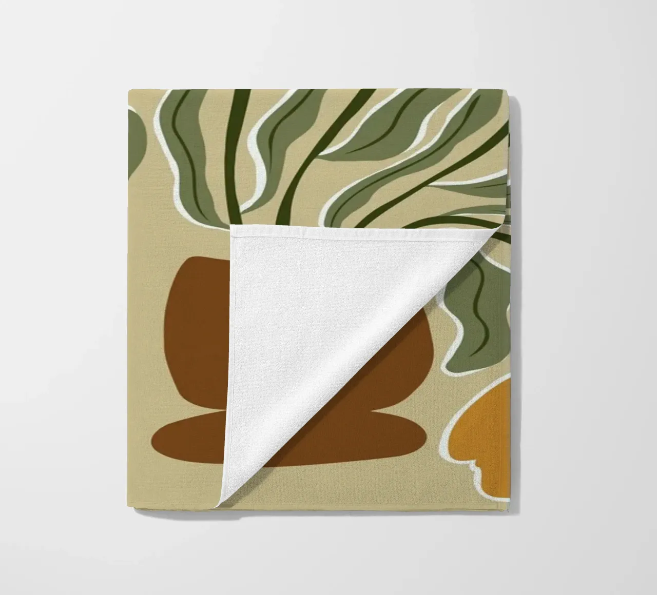 Colore classico in fiore telo mare da Miho Art Studio