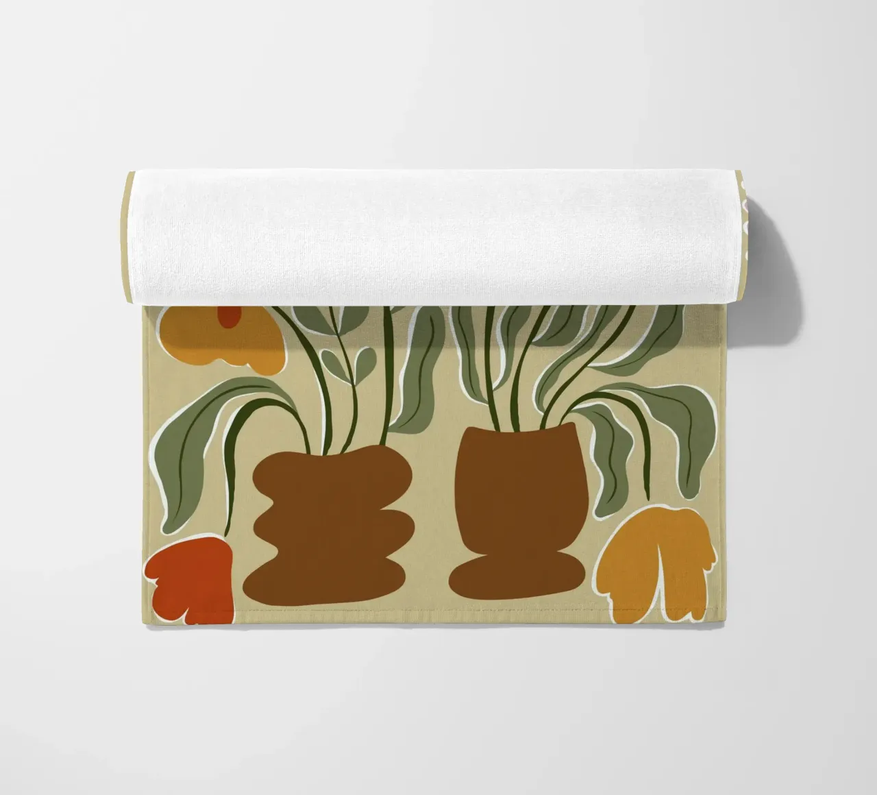 Colore classico in fiore telo mare da Miho Art Studio