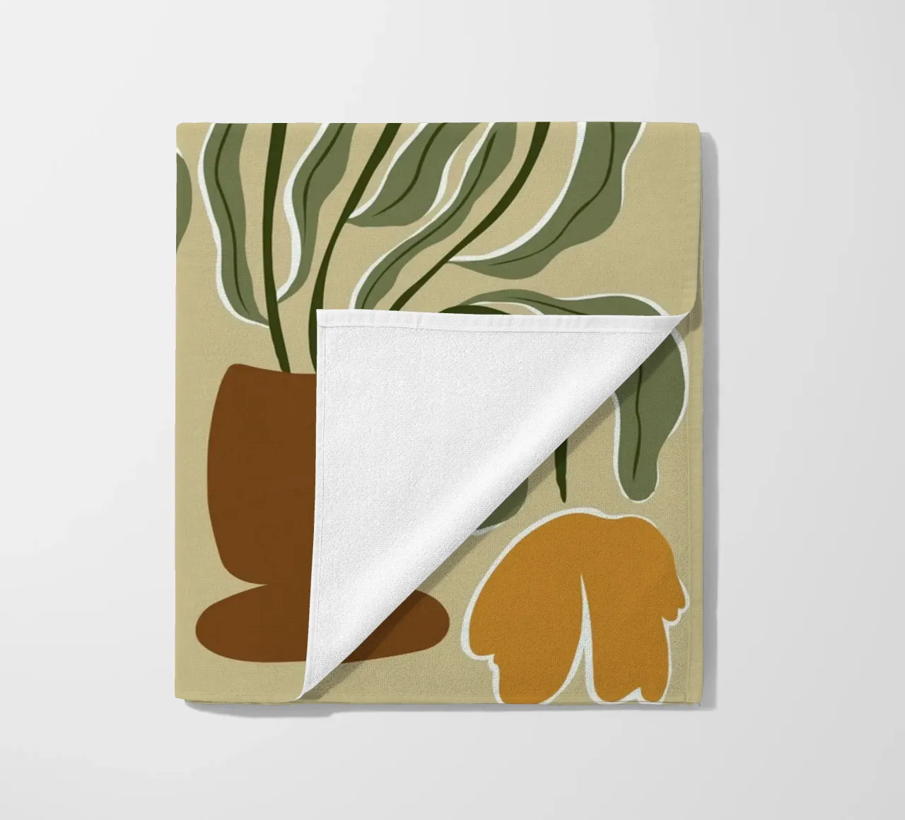 Colore classico in fiore telo mare da Miho Art Studio