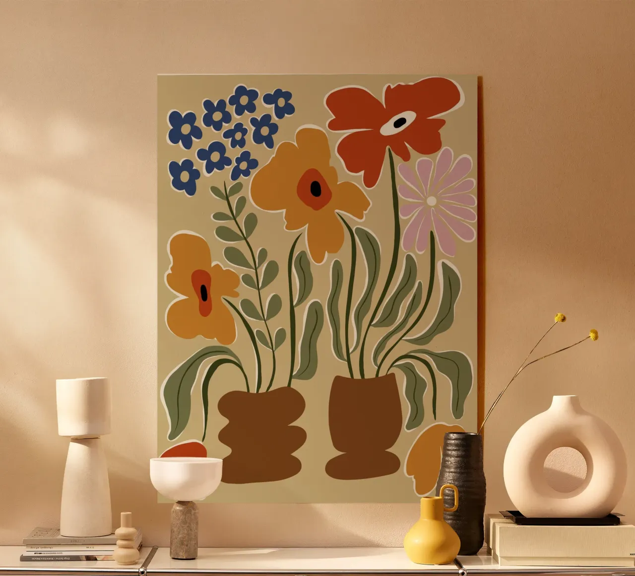 Colore classico in fiore plexiglass da Miho Art Studio