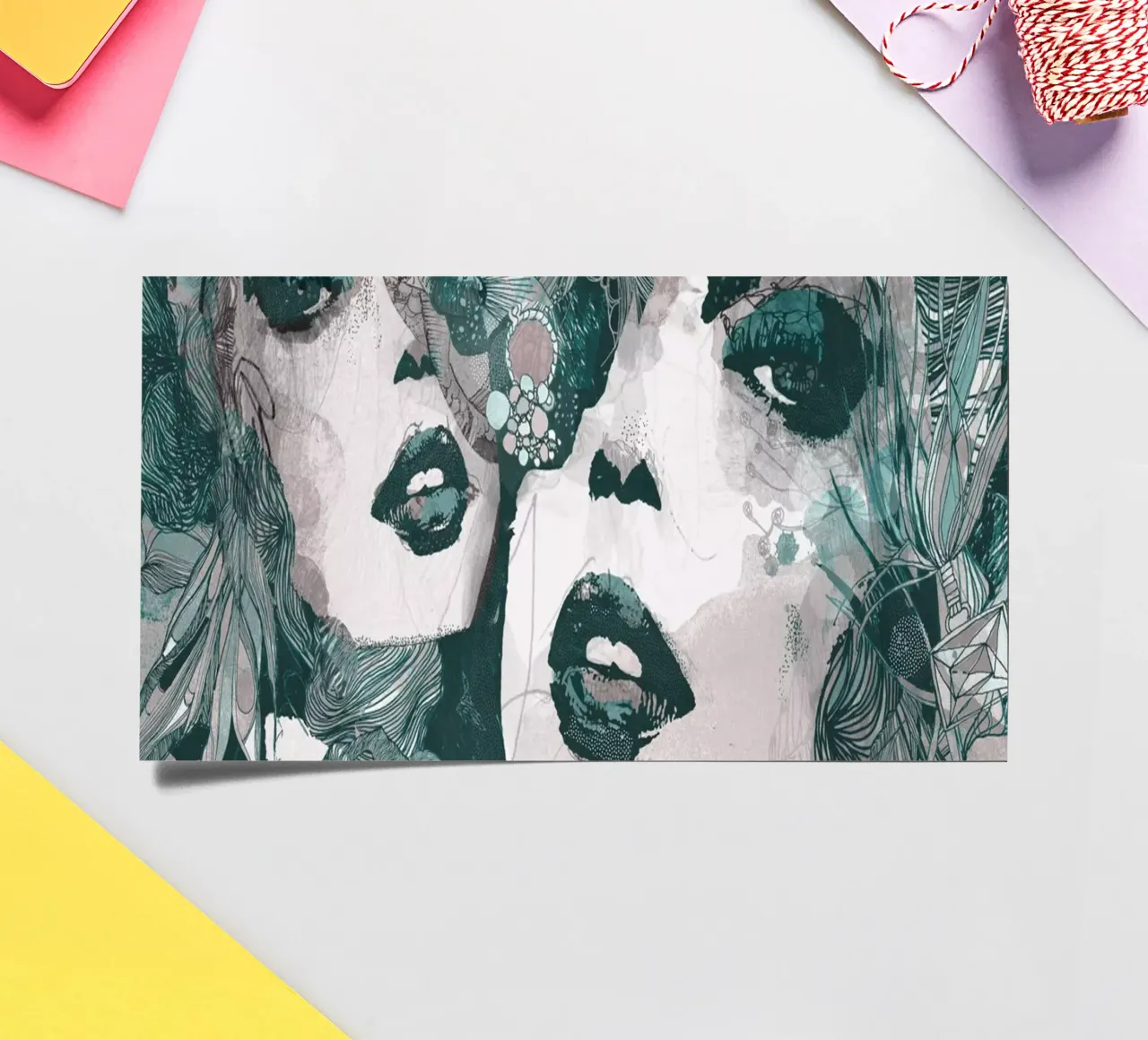 roller sticker sheet by Giulio Iurissevich