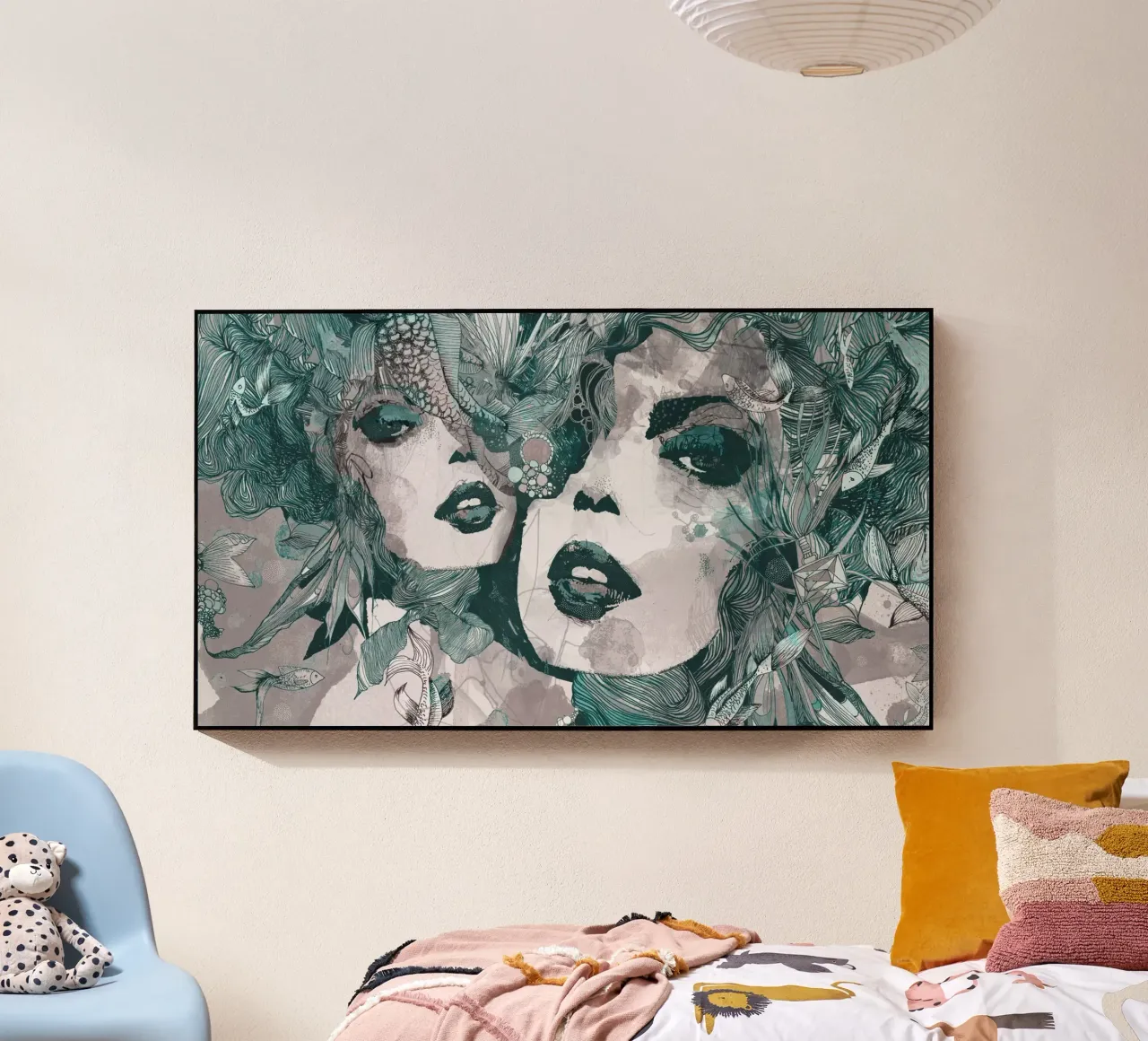 roller acryl van Giulio Iurissevich