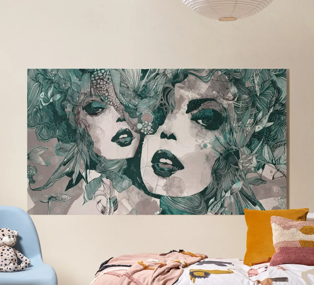 roller acryl van Giulio Iurissevich