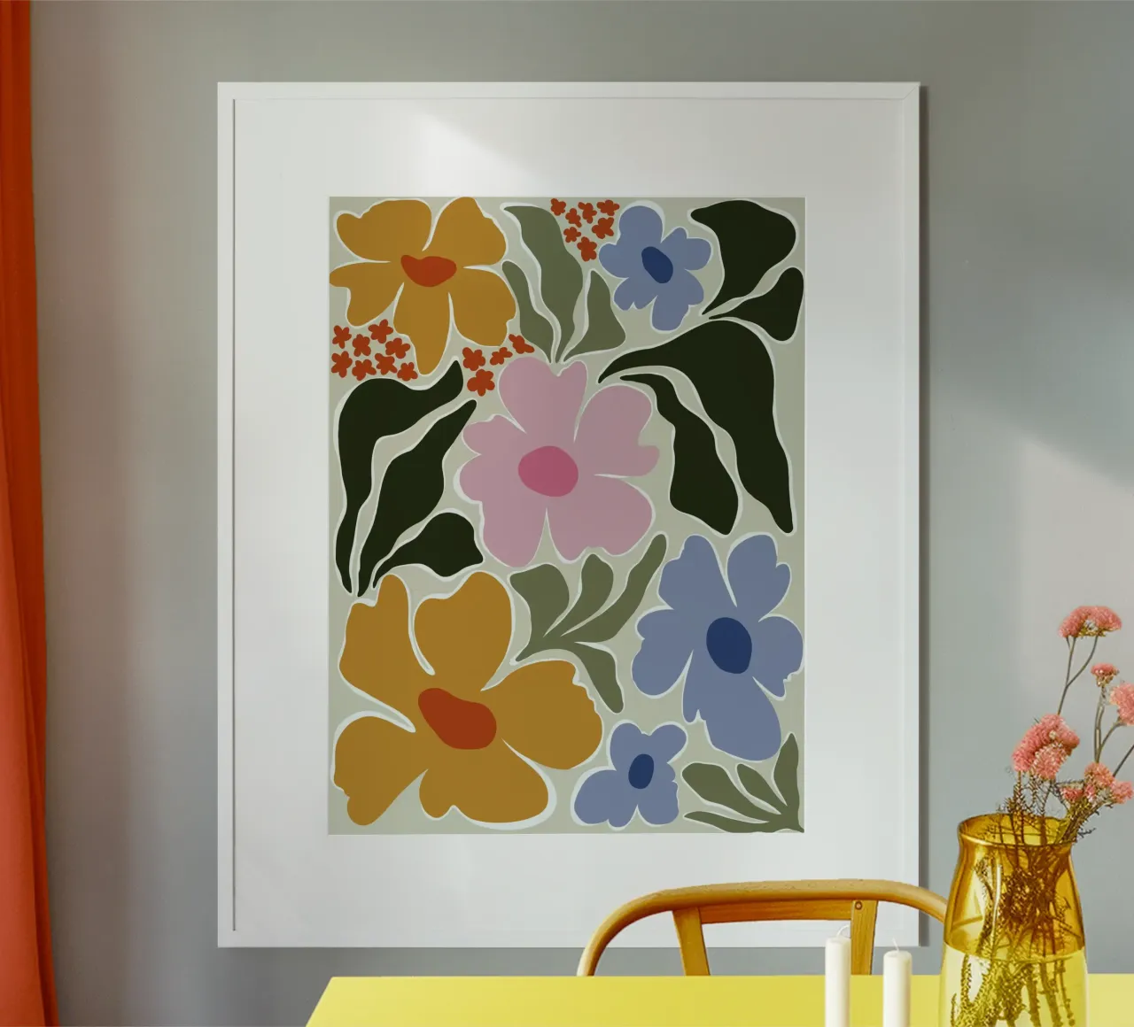 Flora nostalgica poster da Miho Art Studio