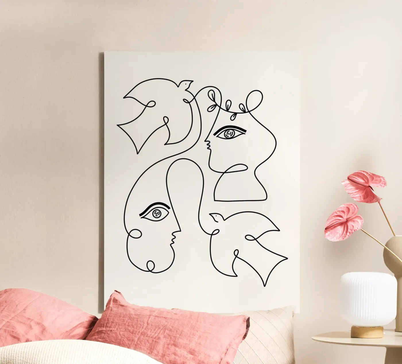 Let's Fly toile de Shatha Al Dafai