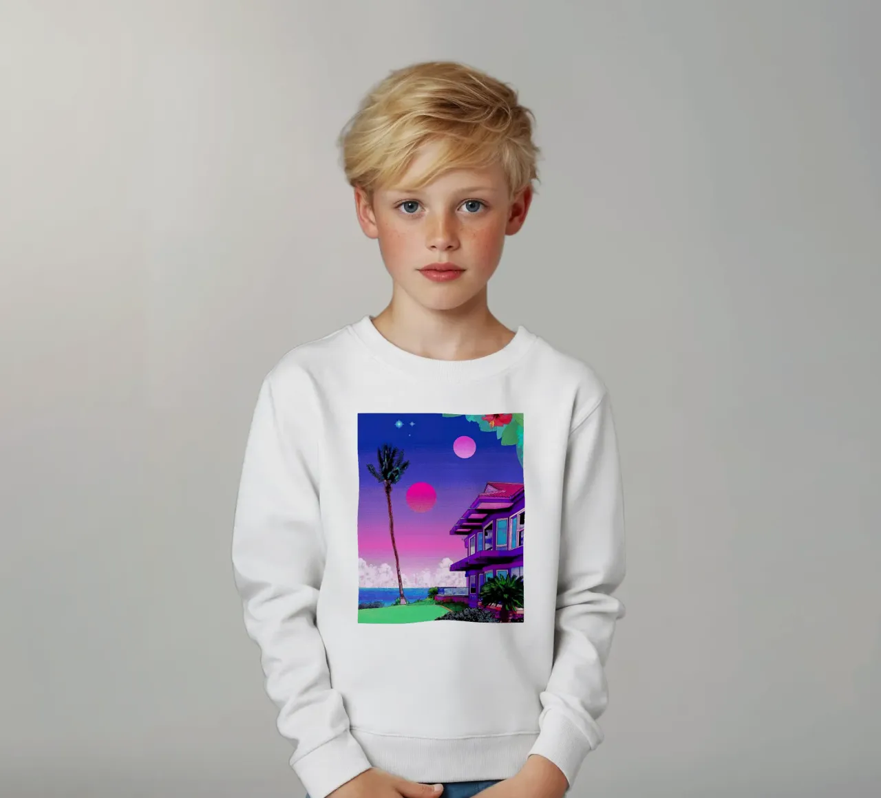 Palma di Hiroshi Nagai felpa bambino da MarshArt