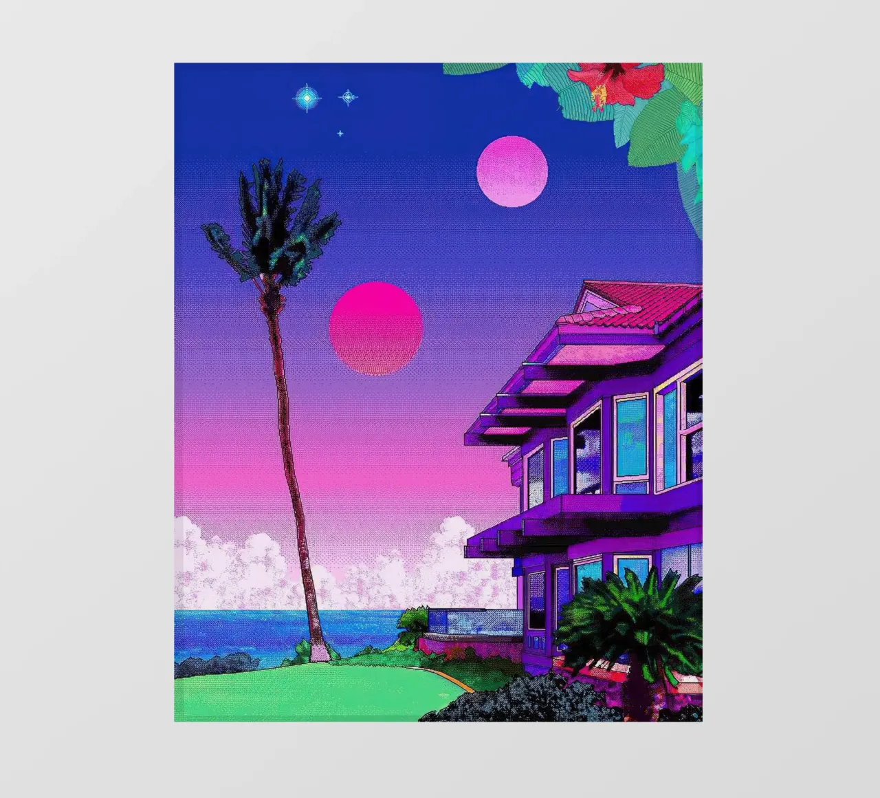 Palma di Hiroshi Nagai telo in pvc da MarshArt