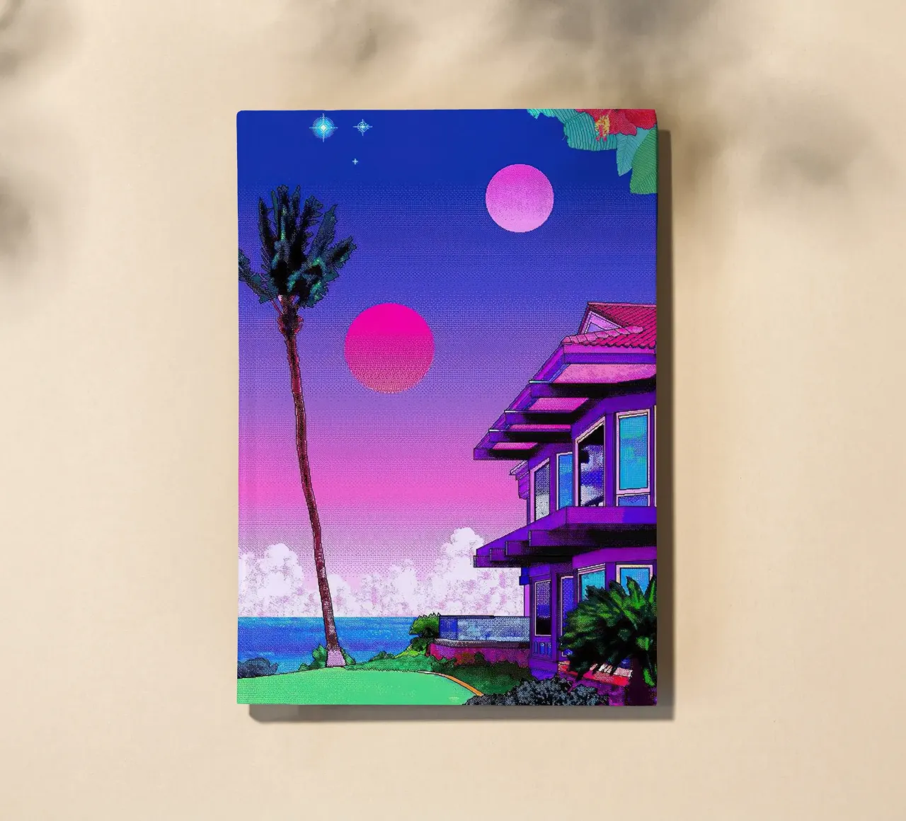 Hiroshi Nagai Palm Tree notebook by MarshArt