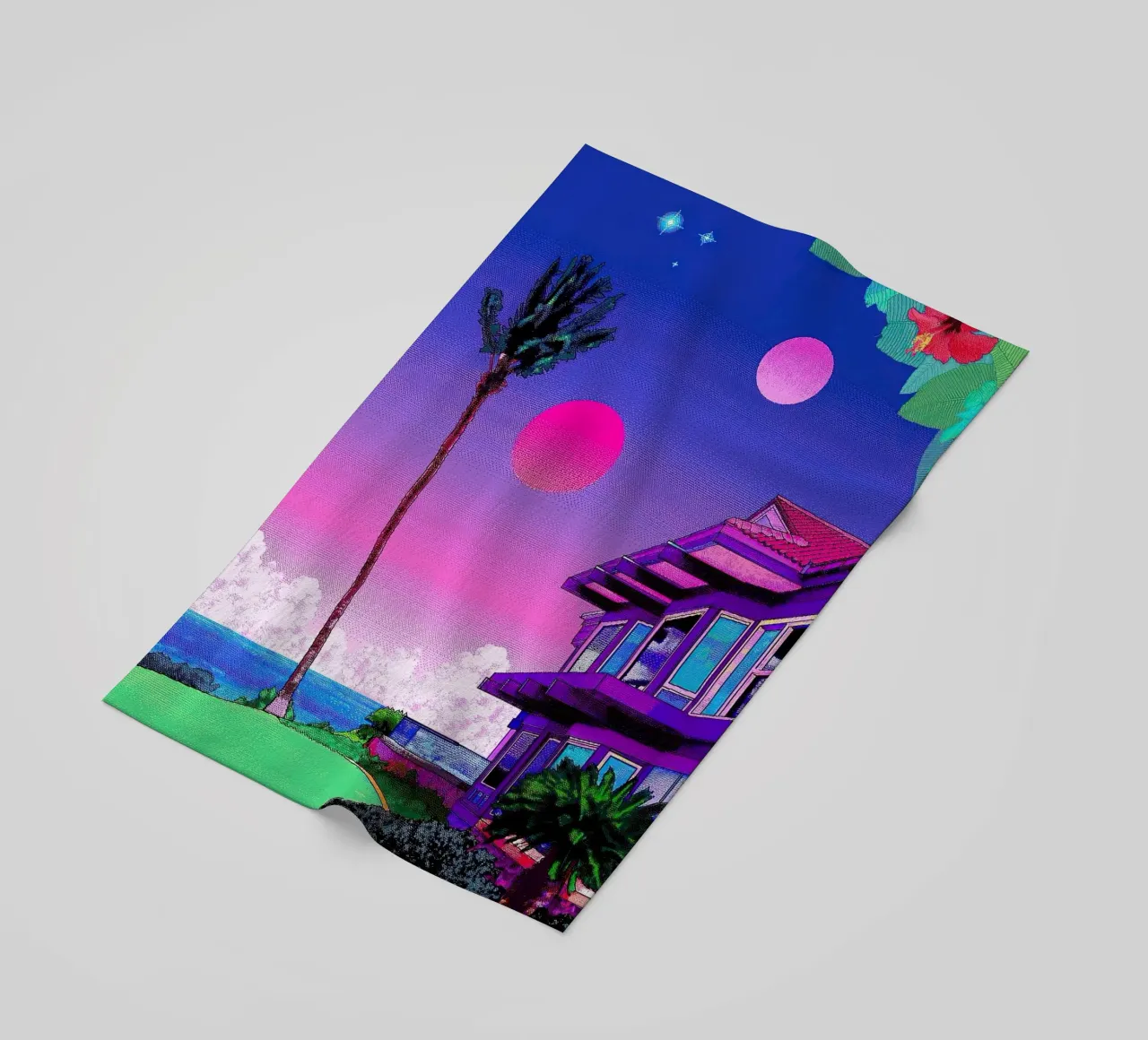 Palma di Hiroshi Nagai telo mare da MarshArt