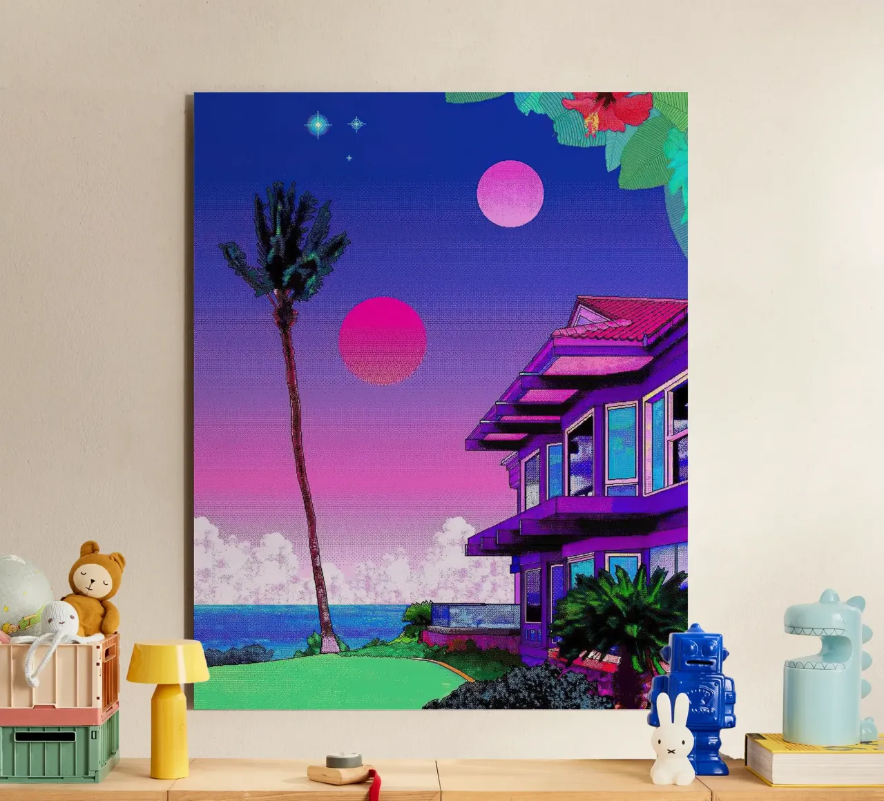 Palma di Hiroshi Nagai alluminio dibond da MarshArt