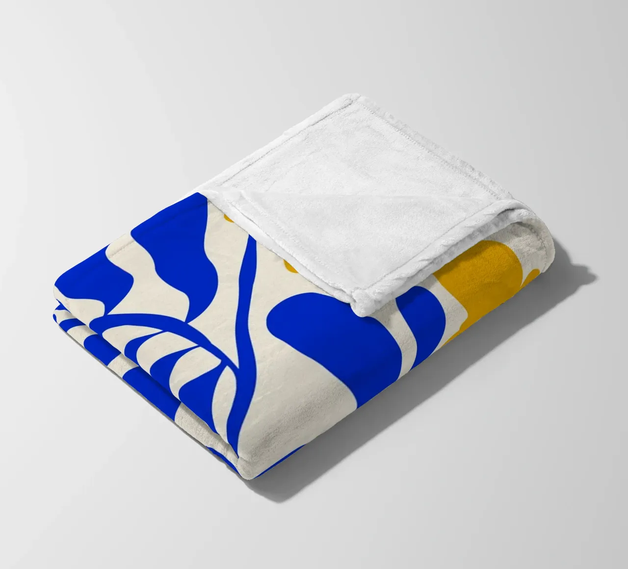 Saffier Zonneschijntuin fleecedeken van Miho Art Studio