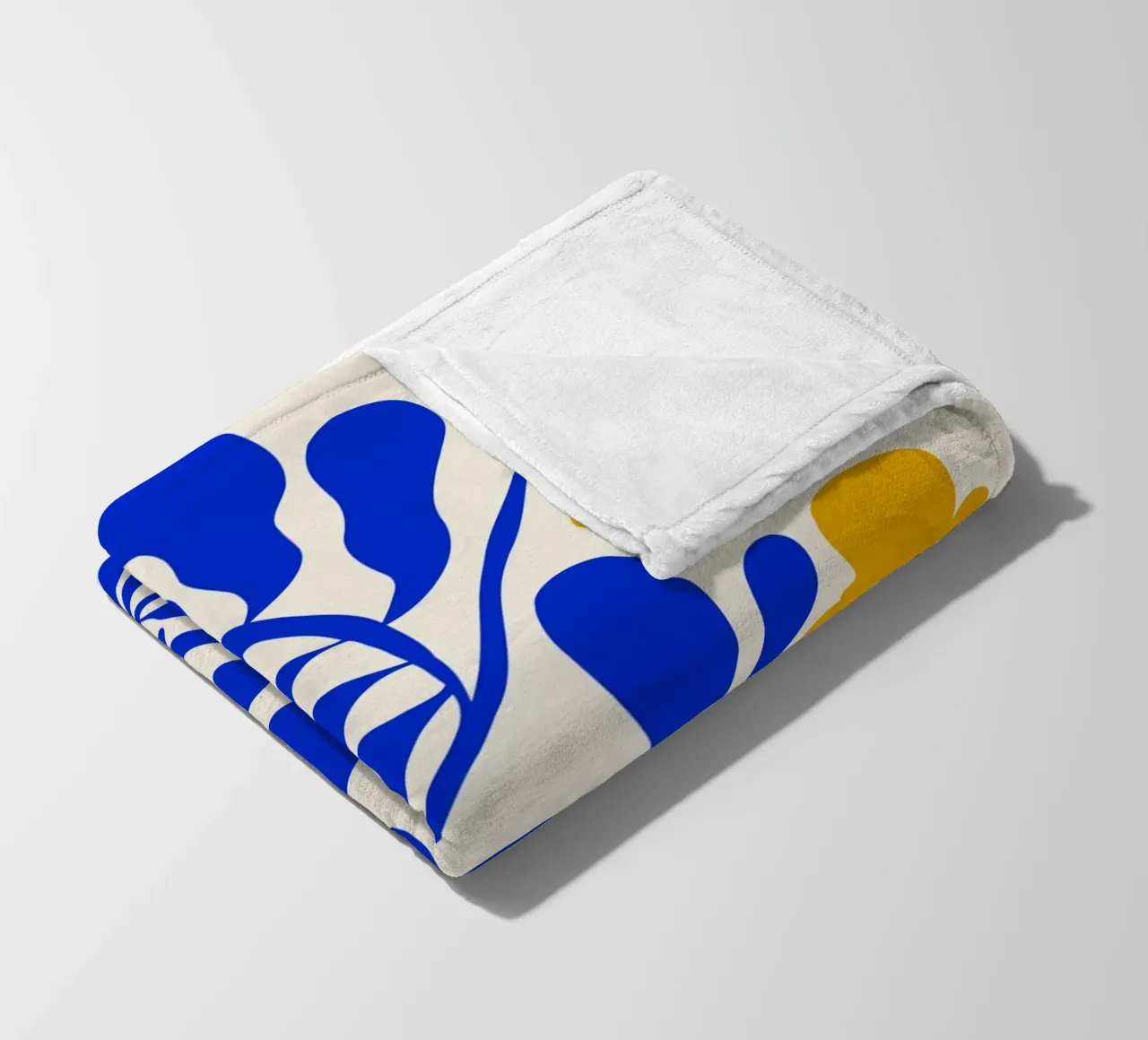 Saffier Zonneschijntuin fleecedeken van Miho Art Studio