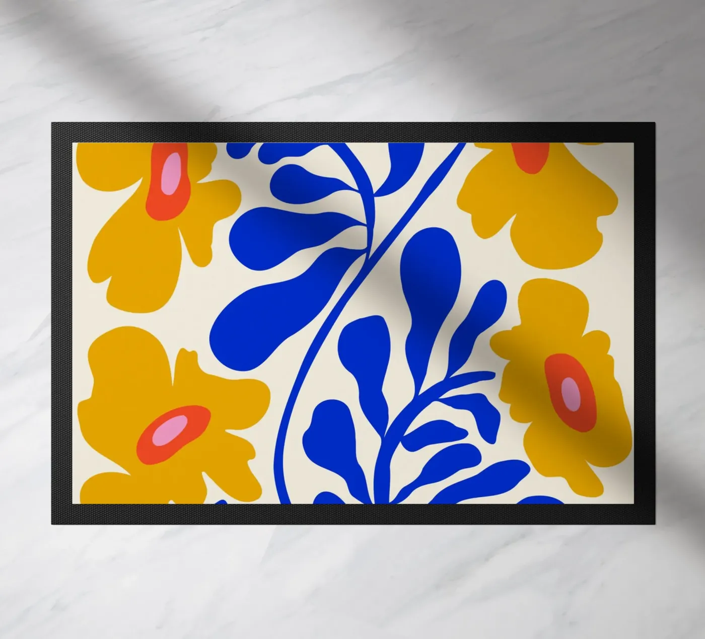 Saffier Zonneschijntuin deurmat van Miho Art Studio