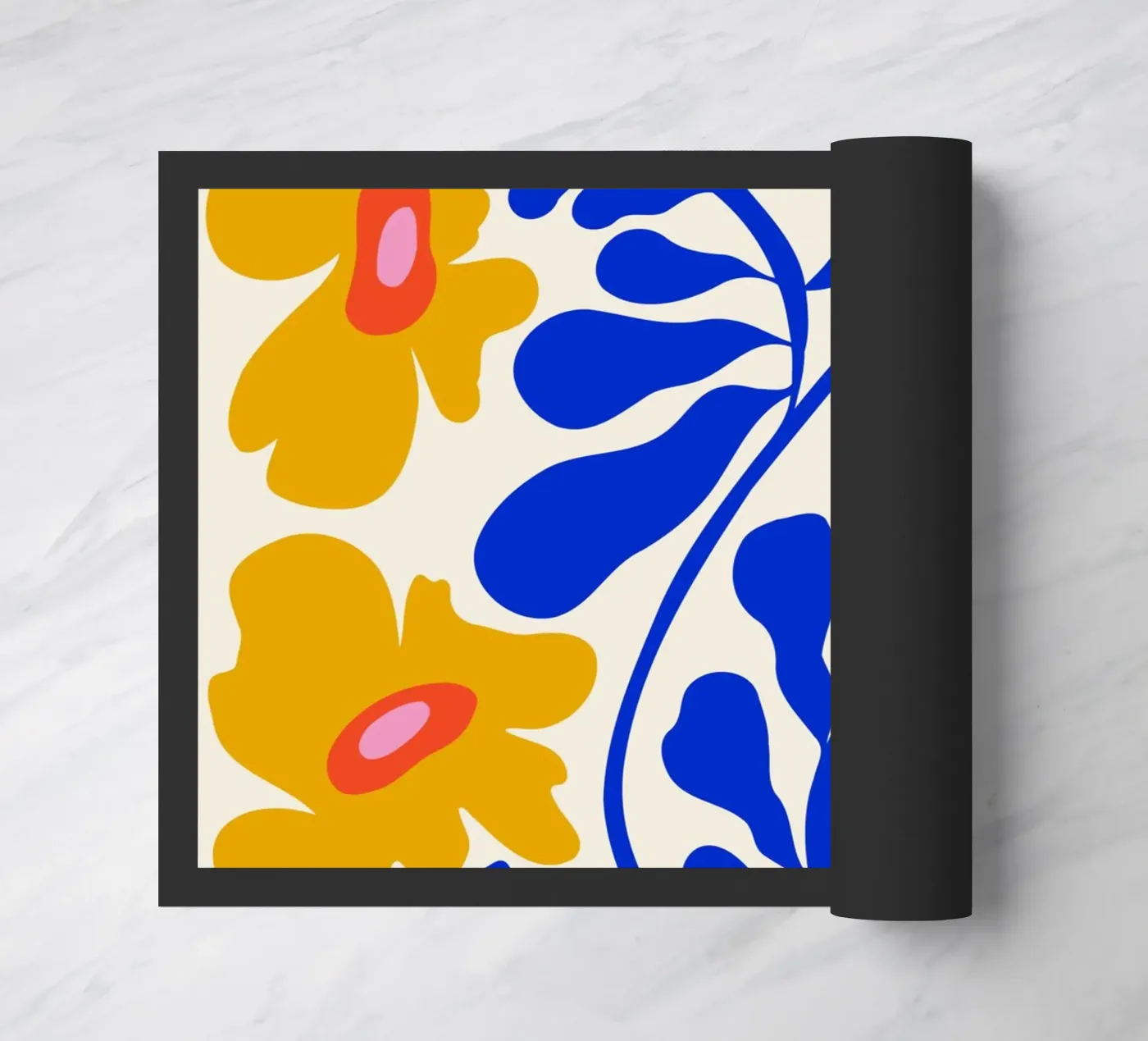 Saffier Zonneschijntuin deurmat van Miho Art Studio