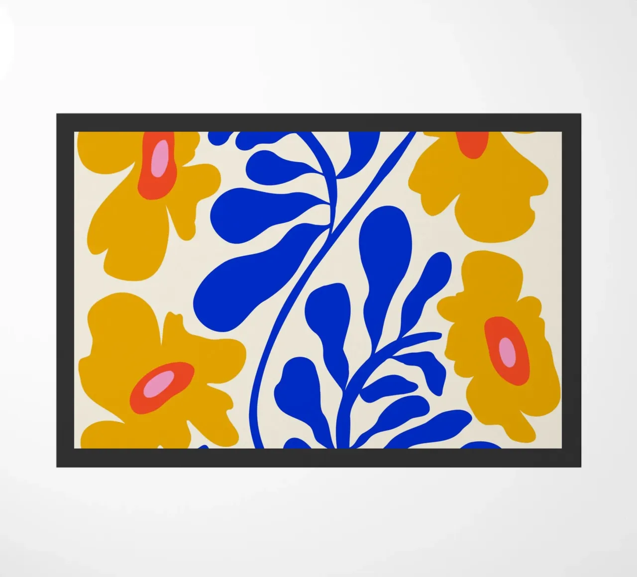 Saffier Zonneschijntuin deurmat van Miho Art Studio