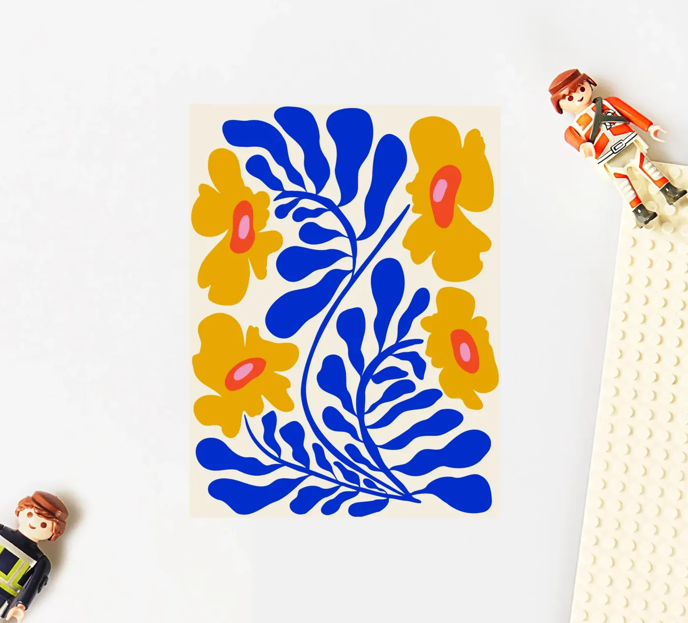 Saffier Zonneschijntuin sticker van Miho Art Studio