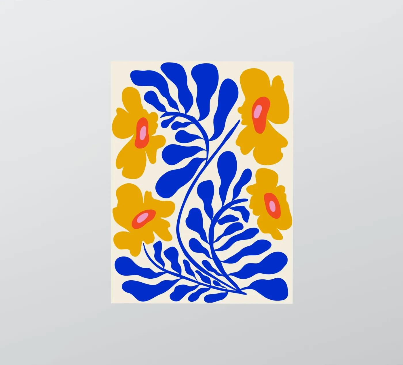 Saffier Zonneschijntuin sticker van Miho Art Studio