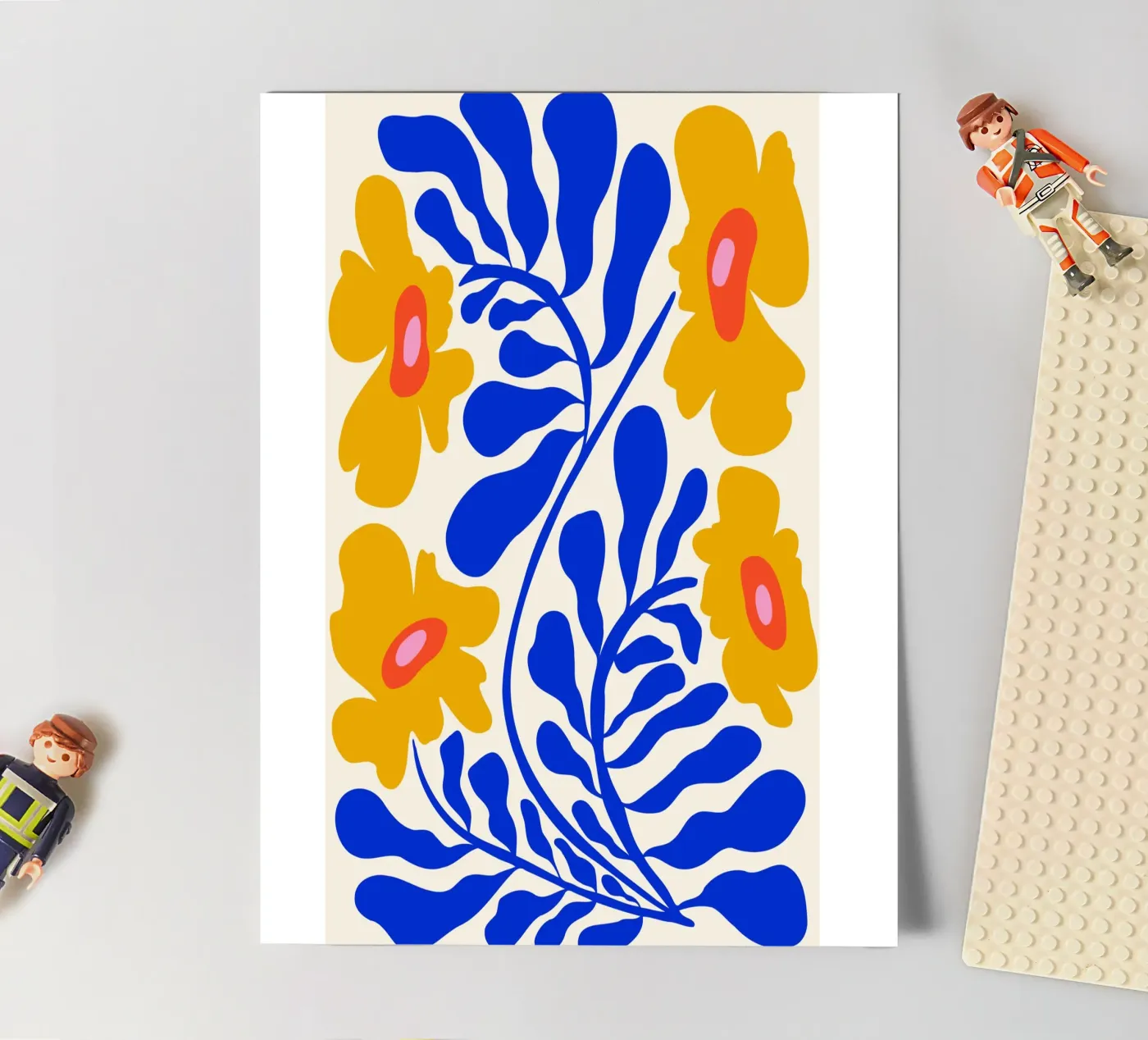 Saffier Zonneschijntuin stickervel van Miho Art Studio