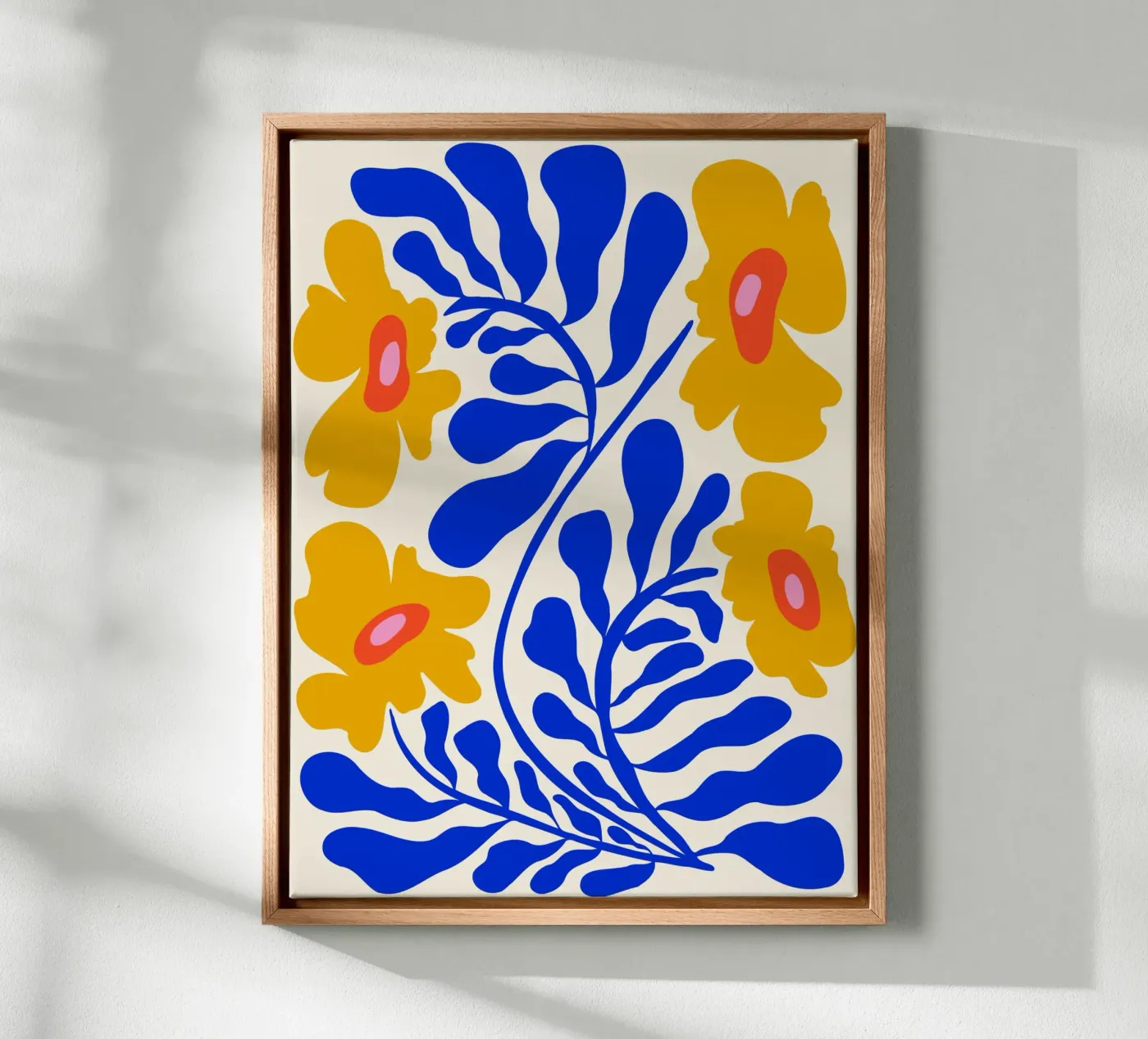 Sapphire Sunshine Garden canvas van Miho Art Studio