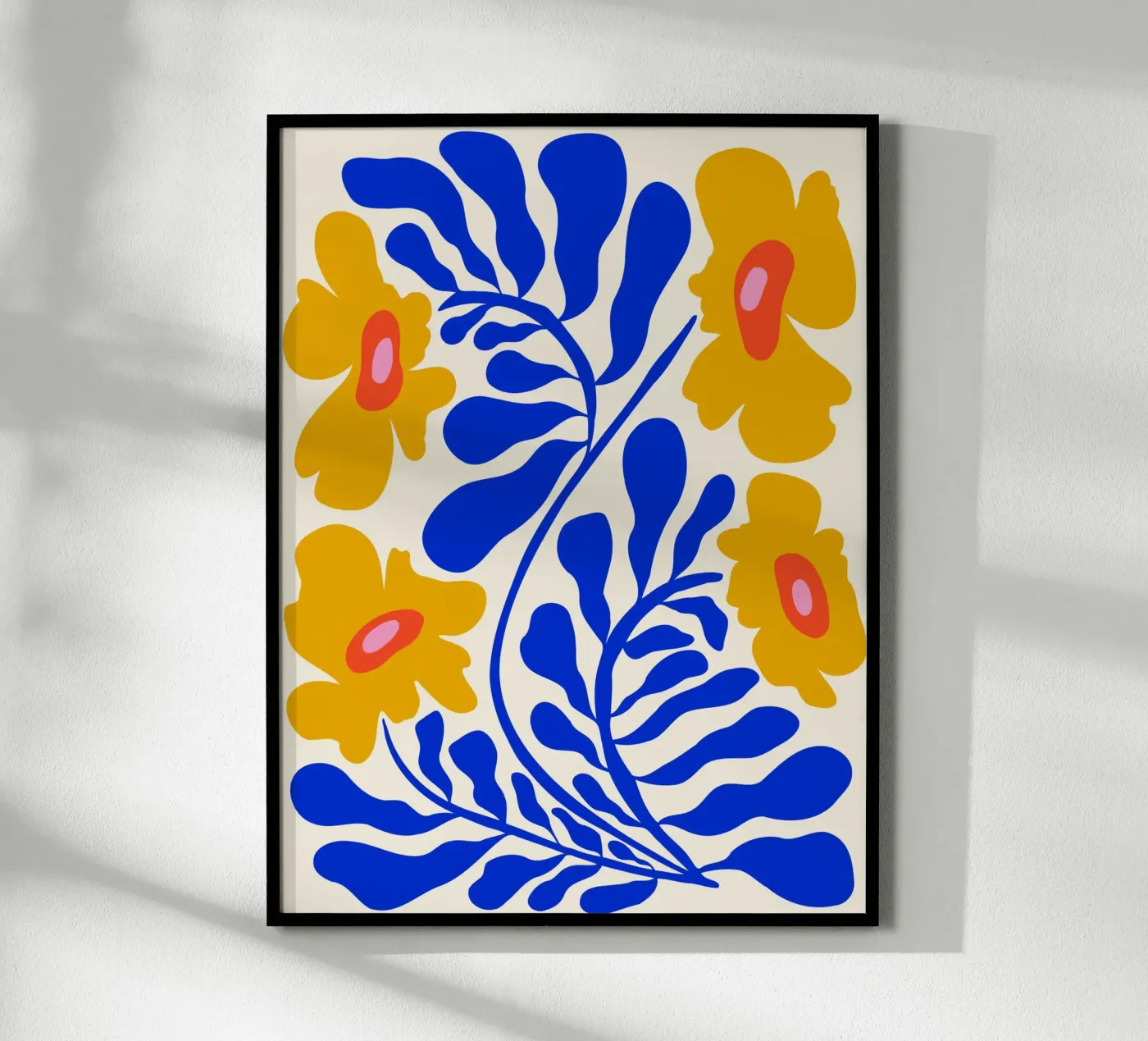 Saffier Zonneschijntuin poster van Miho Art Studio