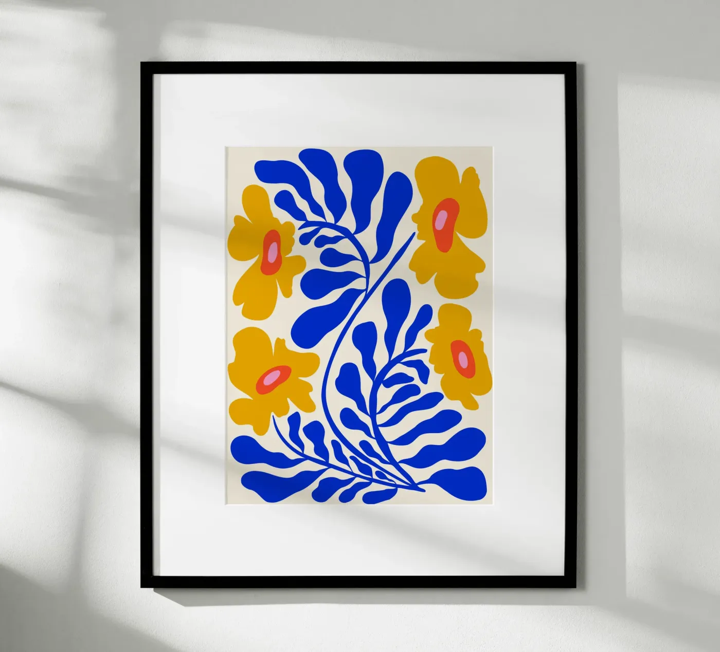 Saffier Zonneschijntuin poster van Miho Art Studio