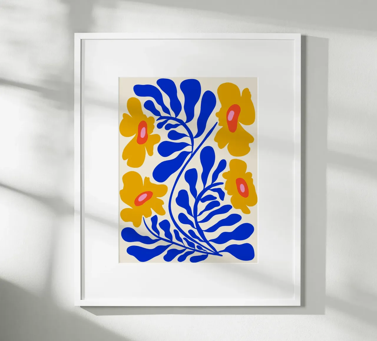 Saffier Zonneschijntuin poster van Miho Art Studio