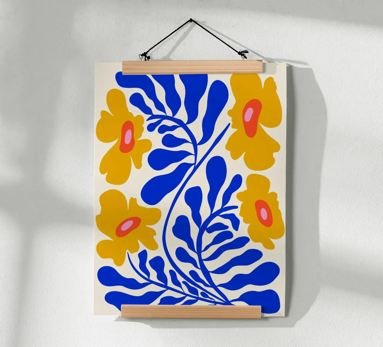 Saffier Zonneschijntuin poster van Miho Art Studio