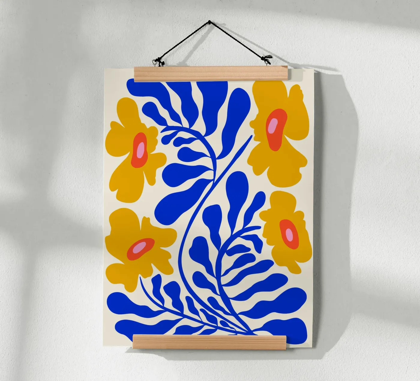 Saffier Zonneschijntuin poster van Miho Art Studio