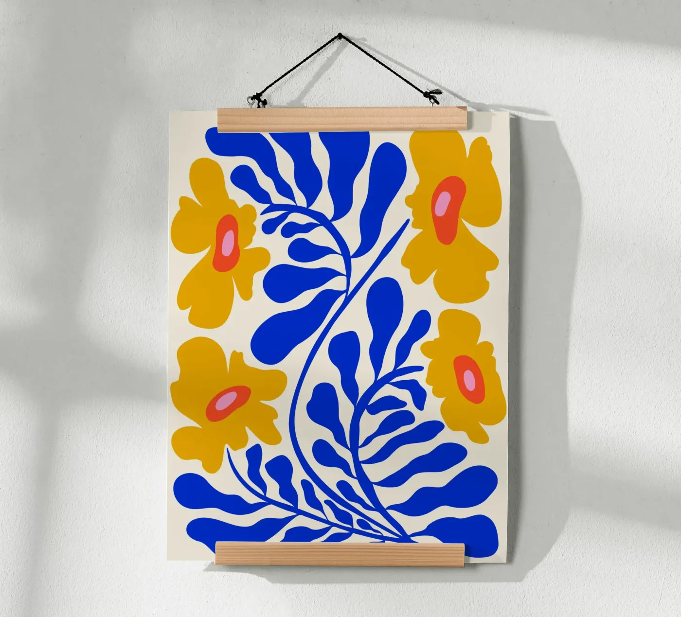 Saffier Zonneschijntuin poster van Miho Art Studio