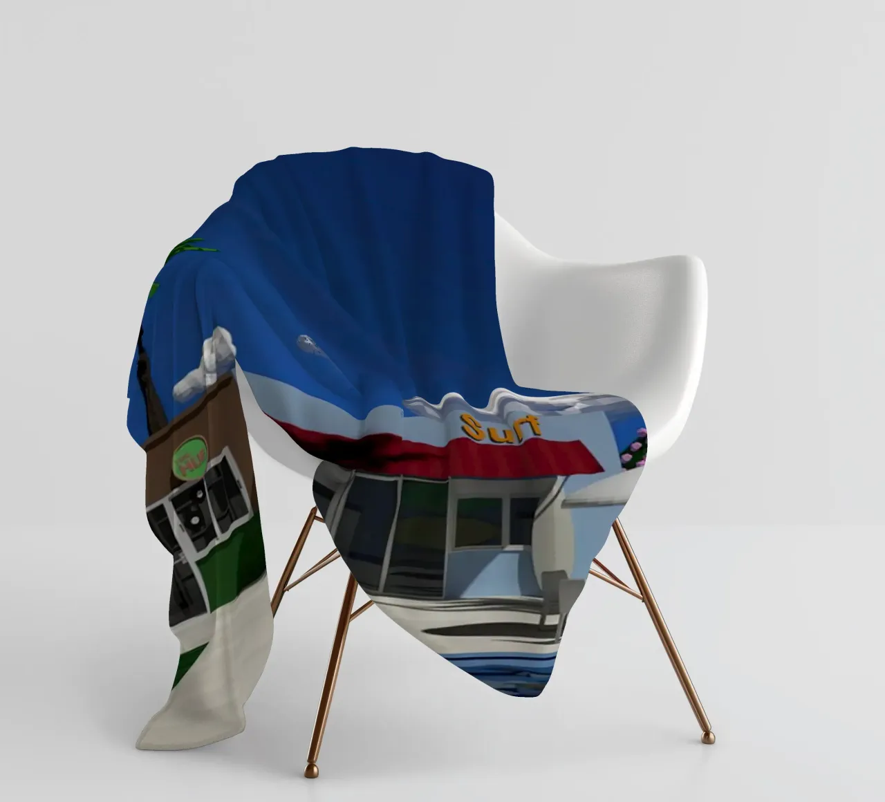 Scena low poly Hiroshi Nagai coperta in pile da MarshArt