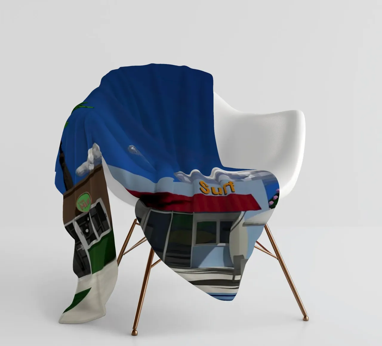 Scena low poly Hiroshi Nagai coperta in pile da MarshArt