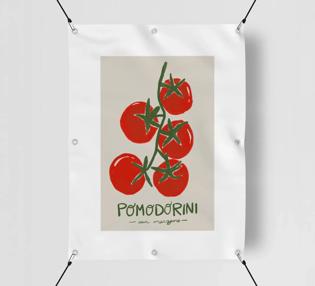 Pomodorini telo in pvc da Laura Graves