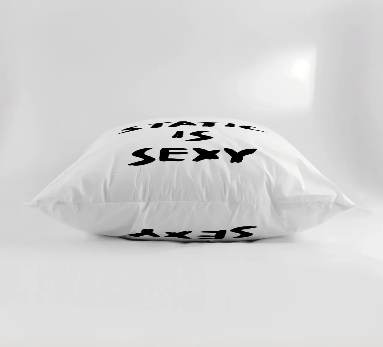 Static is Sexy - Boulderspruch cuscino da boulderquotes