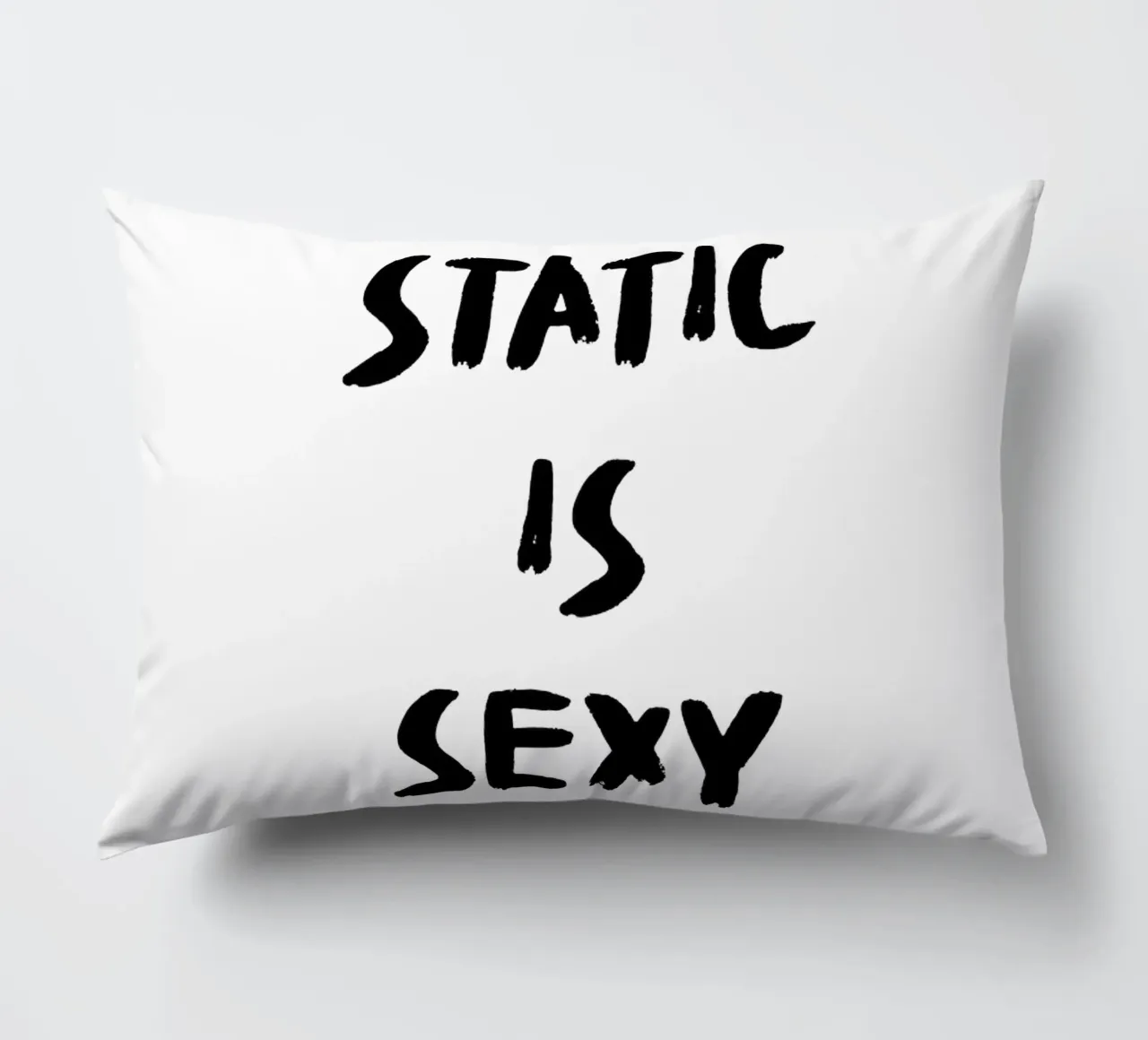 Static is Sexy - Boulderspruch cuscino da boulderquotes