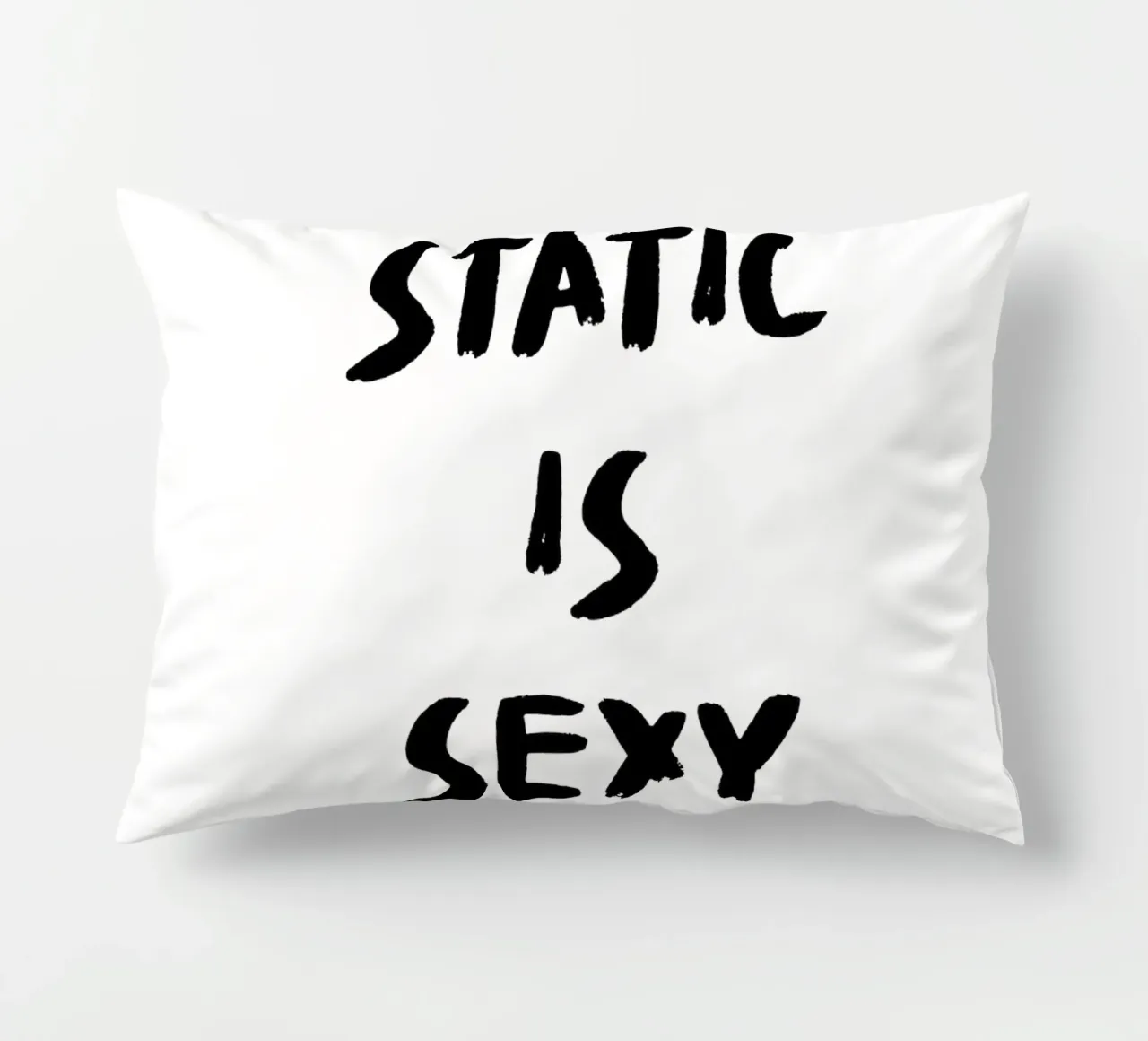 Static is Sexy - Boulderspruch cuscino da boulderquotes