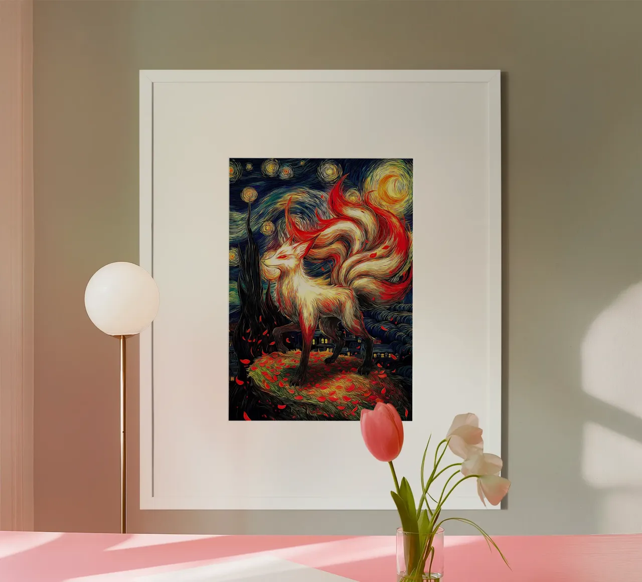 Volpe a nove code poster da Fleur de Lys