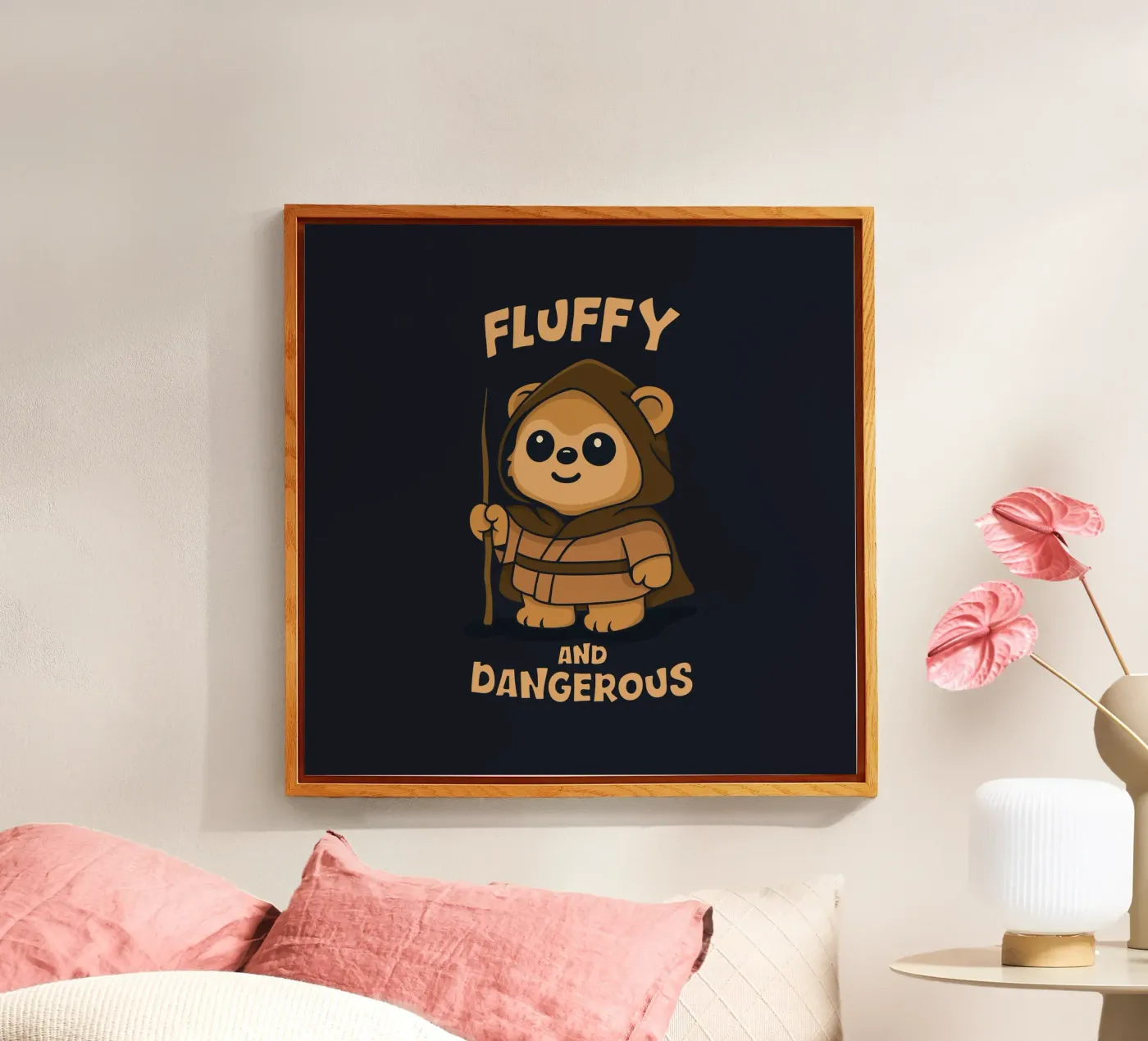 Fluffy and Dangerous acryl van Loobs