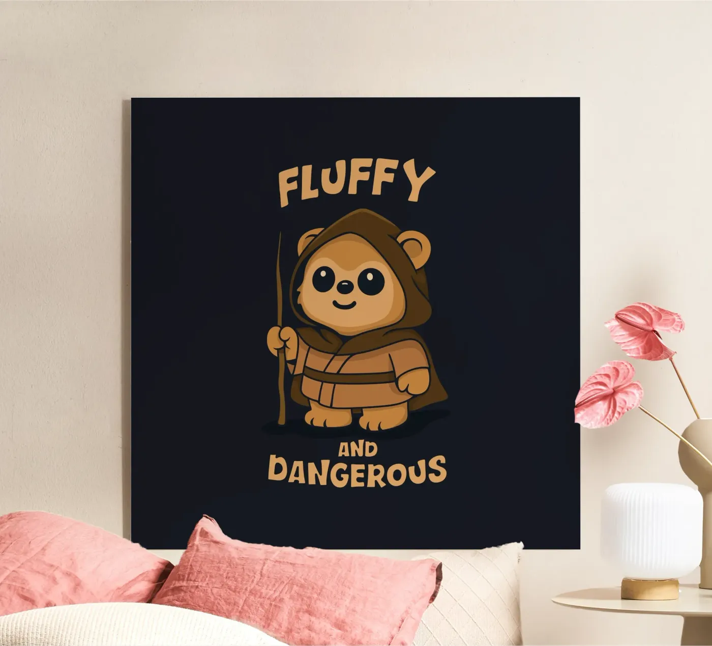 Fluffy and Dangerous acryl van Loobs