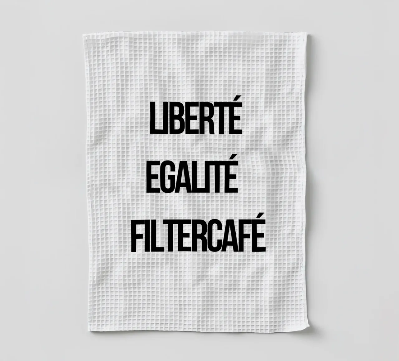Liberté Egalité Filtercafé canovaccio da cucina da typostudio