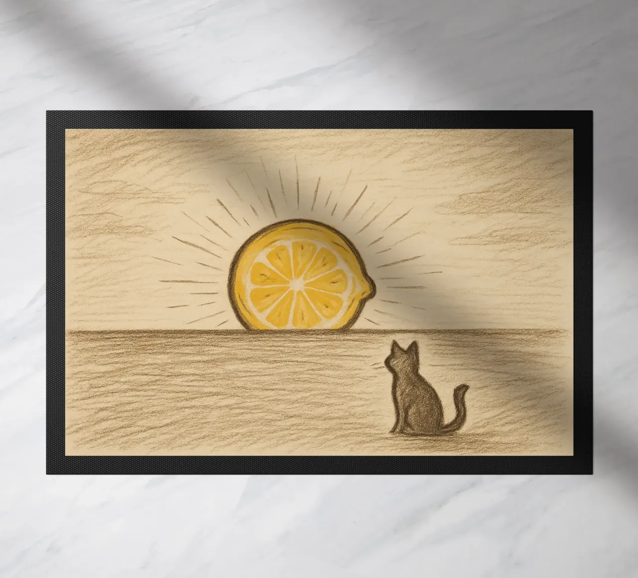 Limone Orizzonte zerbino da LemonCat Studio