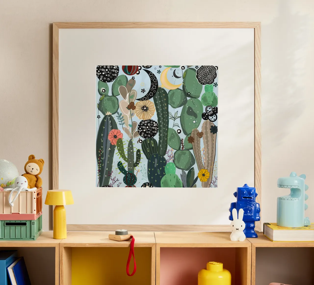 Succulente mooon e star poster da gulsengunel